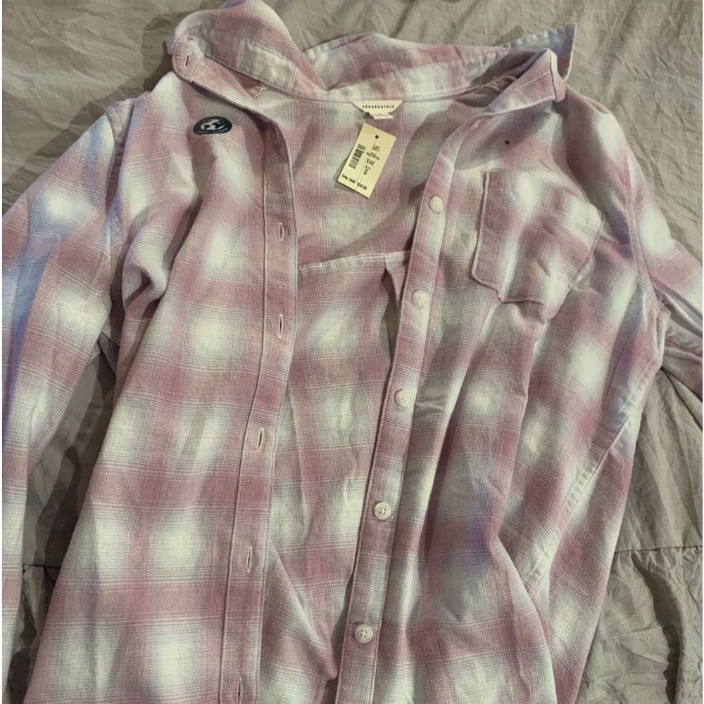 Never Worn Aeropostale Flannel Top with Tags